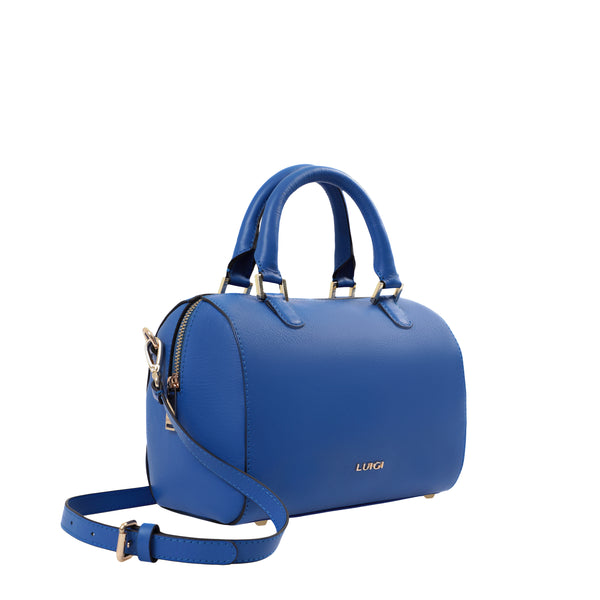 Carteras azules de online cuero